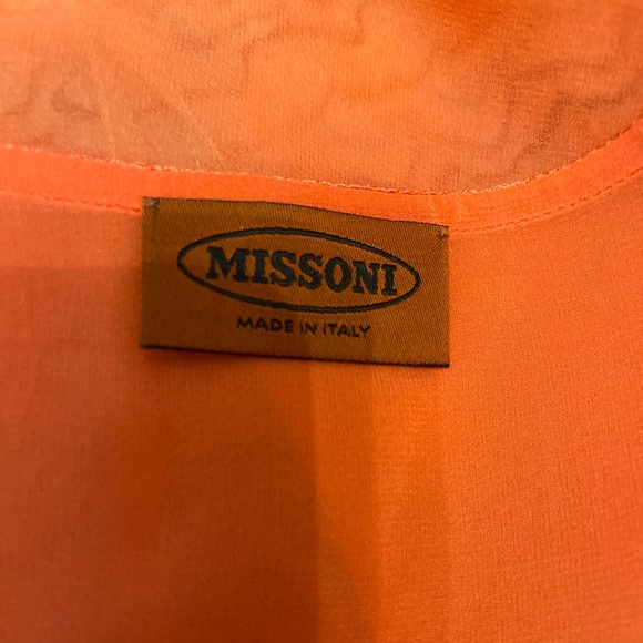 Missoni kimono style dress. Very unusual style. Silk dress worn under. Belted. - Picture 5 of 13